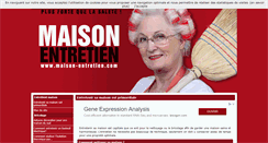 Desktop Screenshot of maison-entretien.com